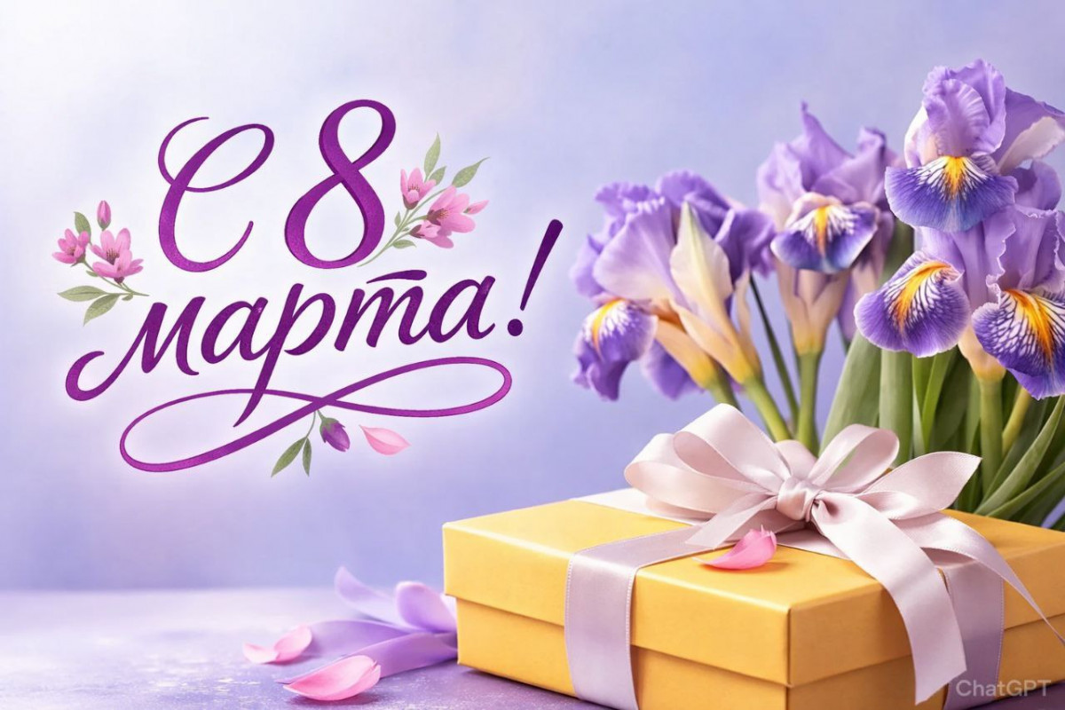 С 8 марта — Международным женским днем! С 8 марта — Международным женским днем!